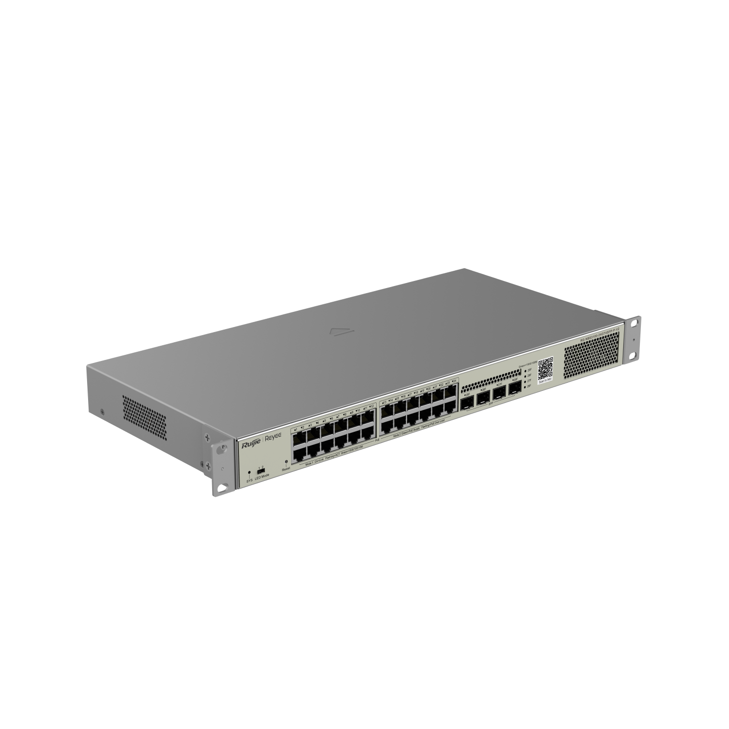 RG-NBS3100-24GT4SFP-P-V2, 28-Port Gigabit Layer 2 Cloud Managed PoE Switch