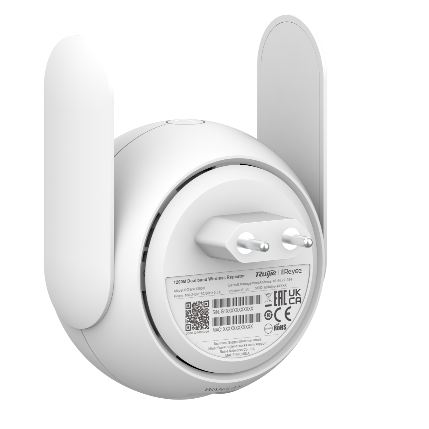 RG-EW1200R 1200M Dual-band Mesh Wi-Fi Extender