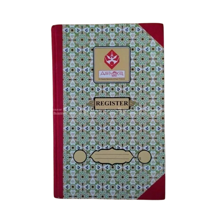 Ashoka Register Book Ord