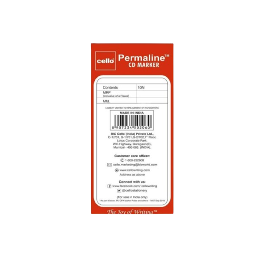 Cello CD Marker Per Pcs