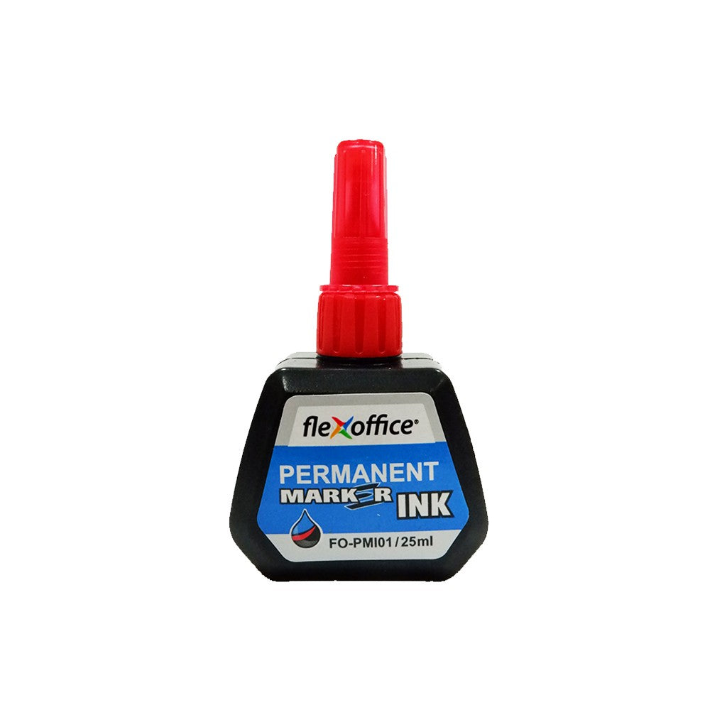 Flexoffice Permanent Marker Ink 25ML - Black