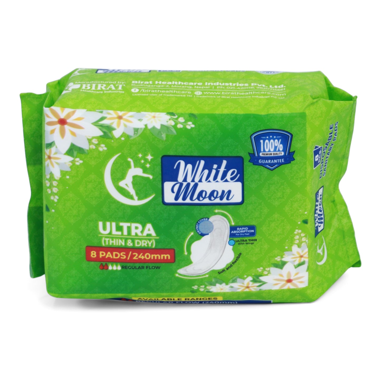 Whitemoon UltraThin & Dry 240mm (8pcs) - Sanitary/Menstrual Pads