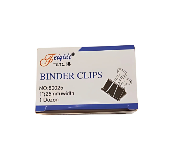 Binder Clips per Dozen 1 Packet
