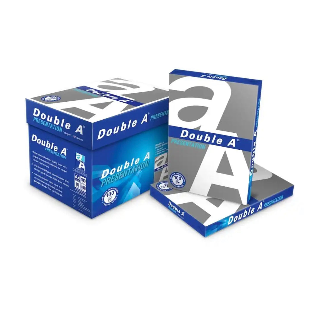 Double A A4 100 gsm Paper