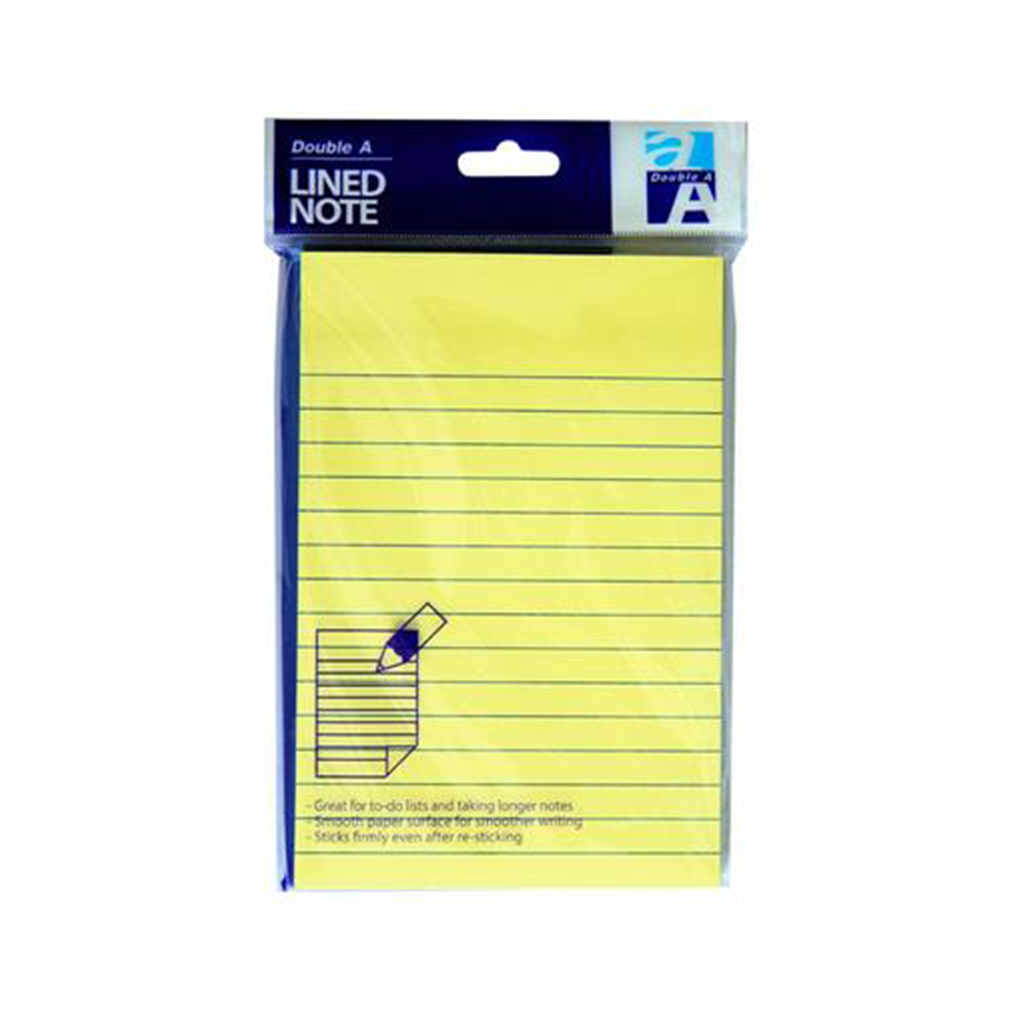 Double A Lined Note 6X4