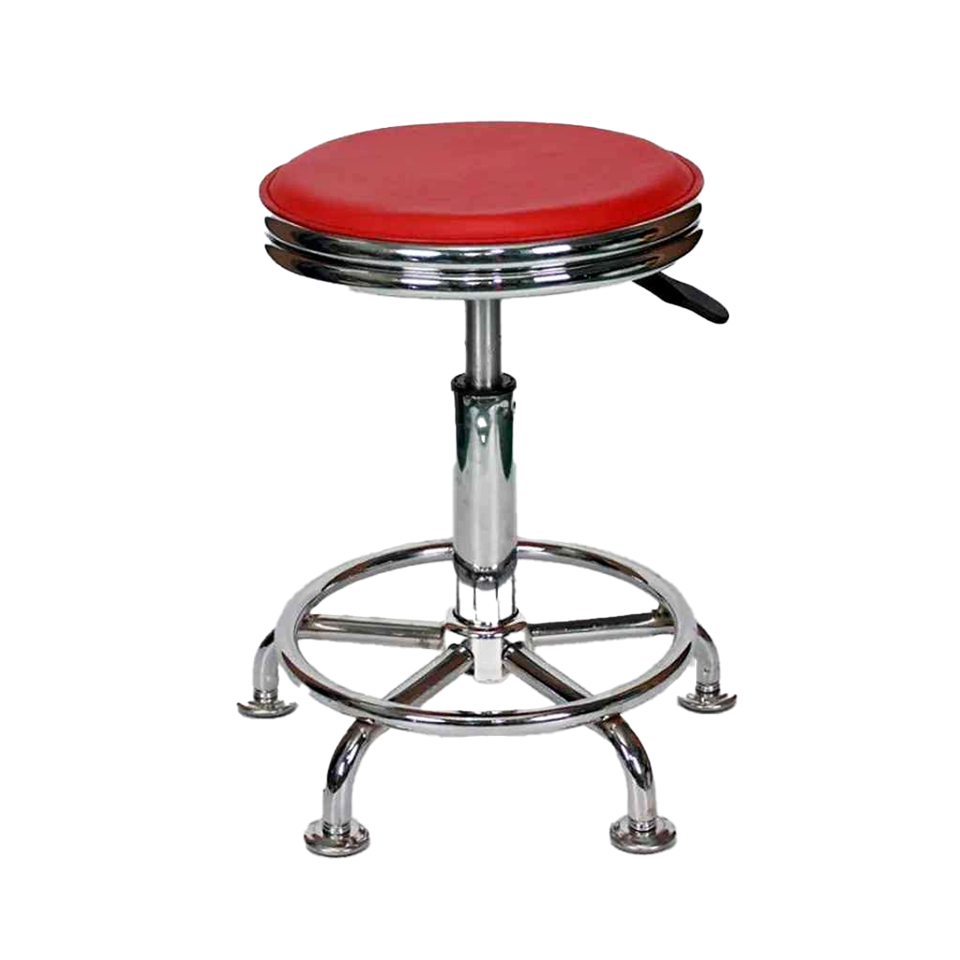 Round Revolving Stool Adjustable Height Seat