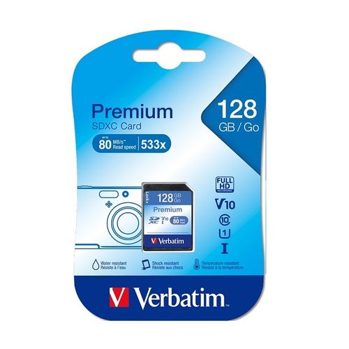 Verbatim Micro SD Card with Adapter 128GB
