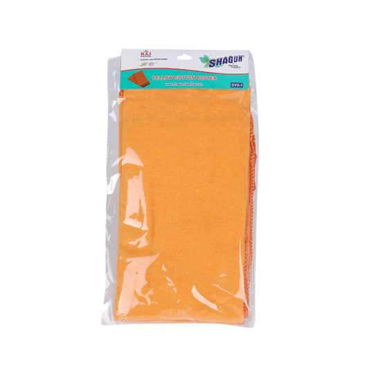 SHAGUN Kitchen Cotton Duster (SYD-1 ), Heavy-Duty, Multi-Purpose Cleaning, Orange Pack Of 2