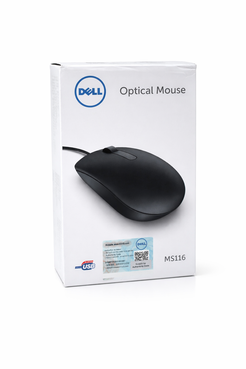Dell Optical Mouse - MS116 Black(570-AAJP)