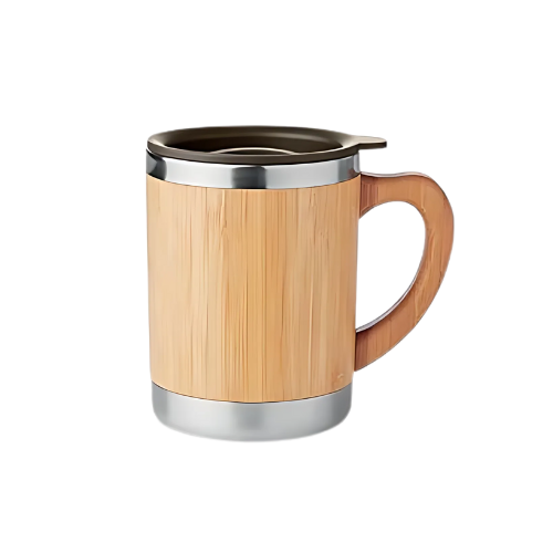 Bamboo Mug with Lid