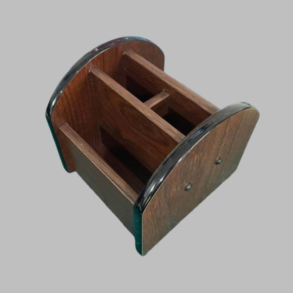 Huajie 360 Revolving Wooden Penholder