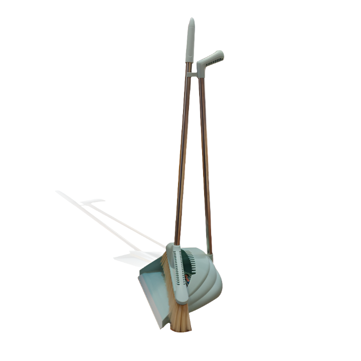 Dustpan with broom