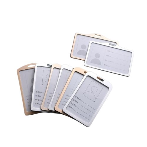 Metal Frame ID Card Holder