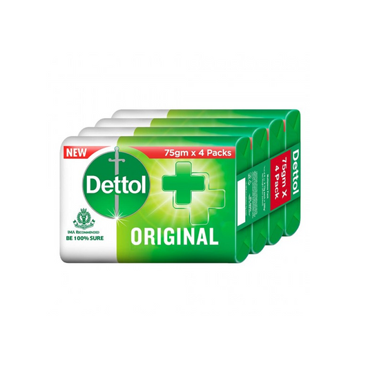 Dettol Soap 100 gm- A pack of 4